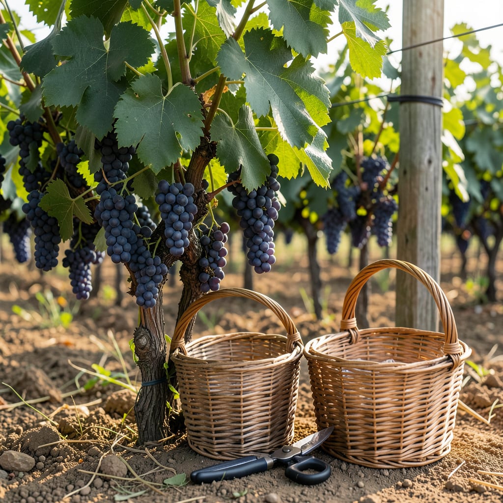 Visual representation of When Are Grapes Picked: Seasonal Harvest Guide for Growers