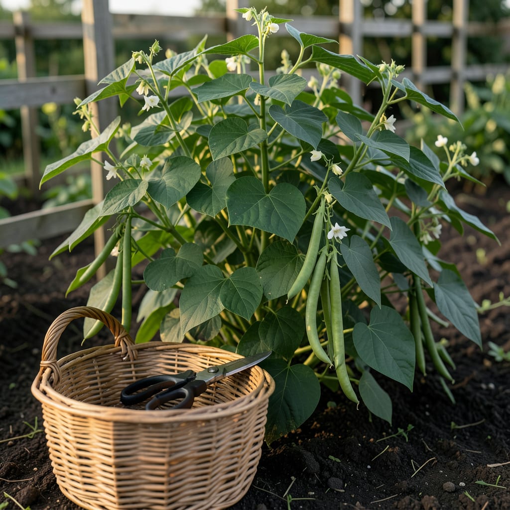 When Are Green Beans Ready to Harvest: Visual Cues and Timing Tips example with annotations