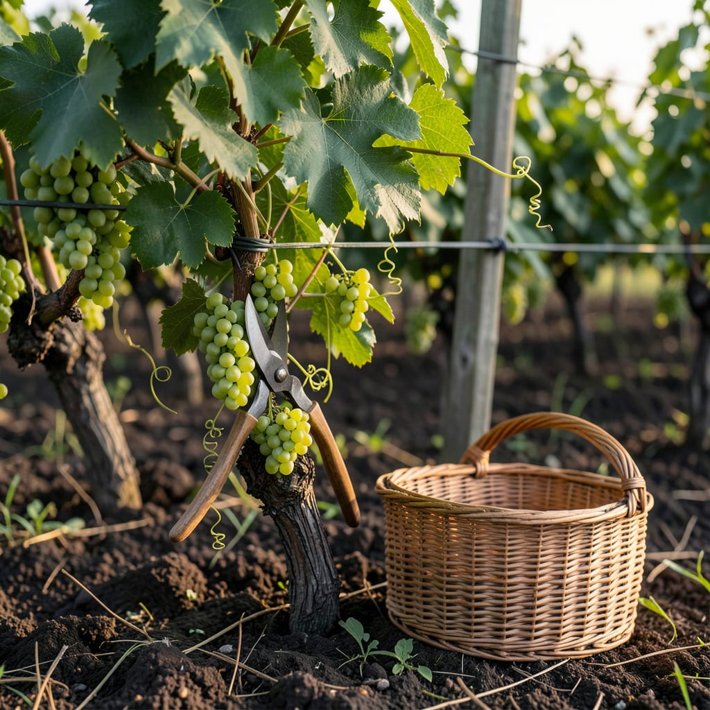 When Are Green Grapes Ready to Pick: Visual and Taste Clues illustration with key details