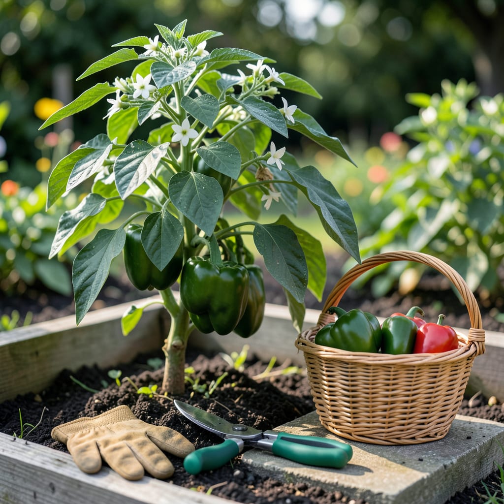 When Are Green Peppers Ready to Pick: Perfect Harvest Timing Guide example with annotations