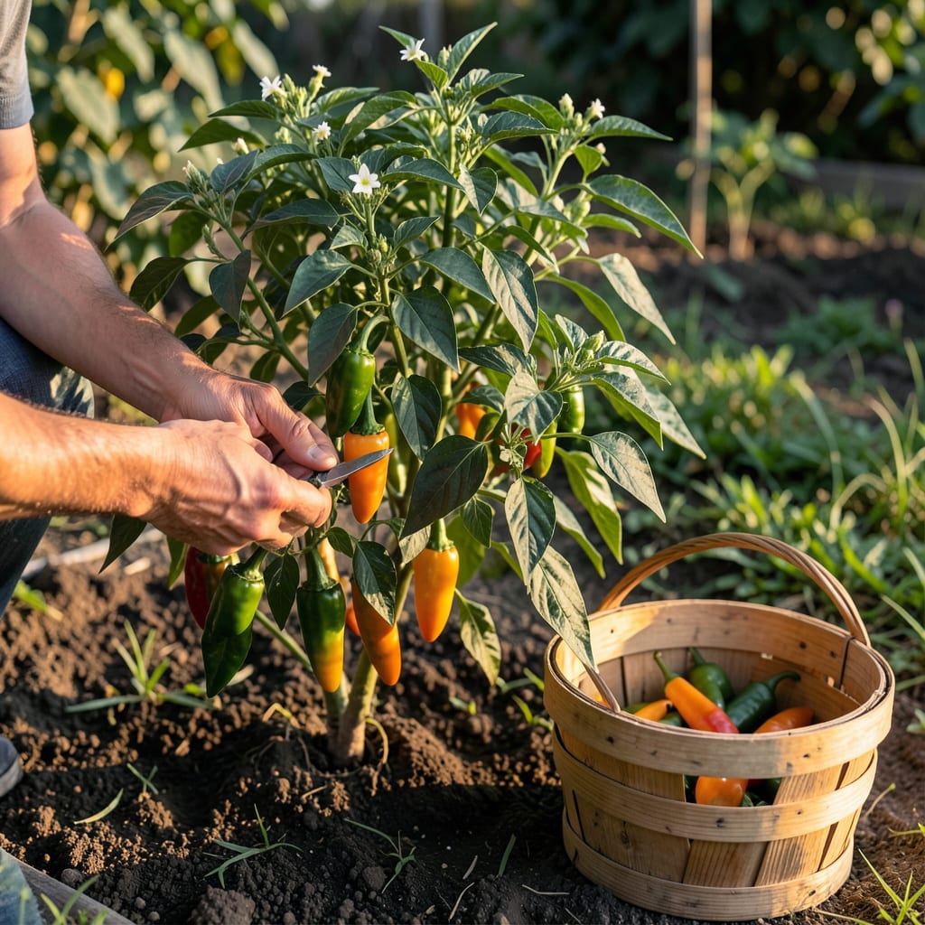 Visual representation of When Are Habanero Peppers Ready to Pick: Days to Maturity and Color Changes