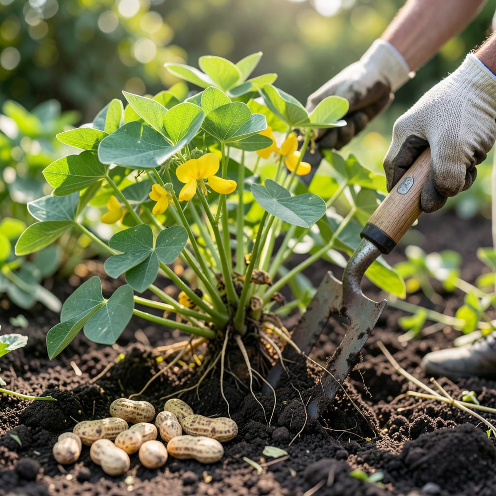 Visual representation of When Are Peanuts Ready to Harvest: Field Tested Signs for Gardeners