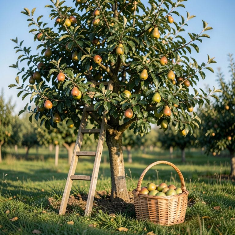 When Are Pears Ready to Be Picked: Stem Twist and Color Change Method