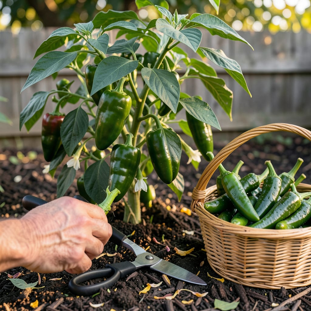 Visual representation of When Are Poblano Peppers Ready to Pick: Perfect Harvest Timing Guide