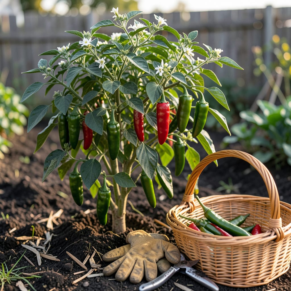 When Are Serrano Peppers Ready to Pick: Perfect Harvest Timing Guide example with annotations