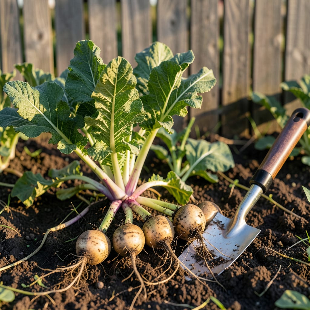 When Are Turnips Harvested: Seasonal Guide for Gardeners illustration with key details