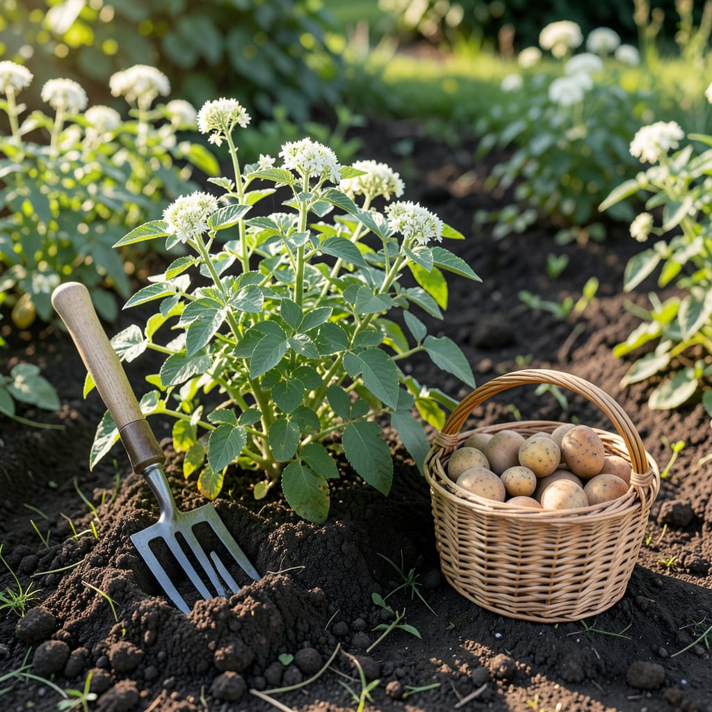 Visual representation of When Do U Pick Potatoes: Perfect Harvest Timing Guide
