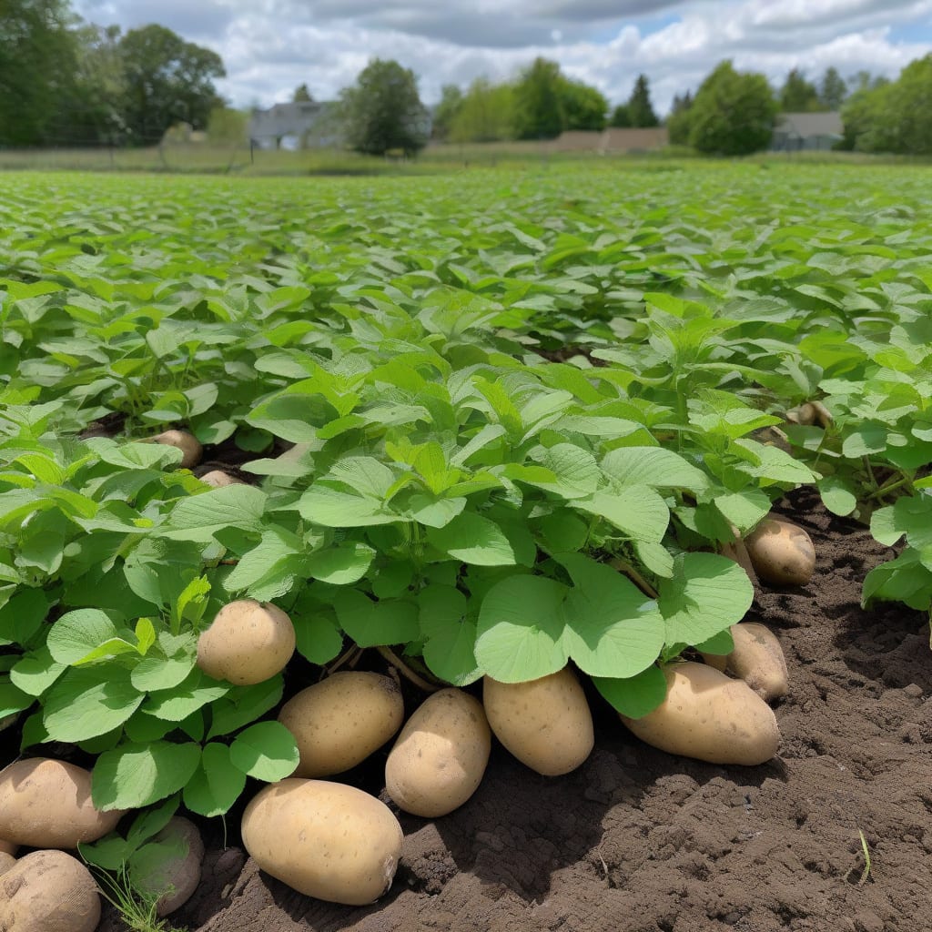 Visual representation of when do you plant potatoes in zone 7