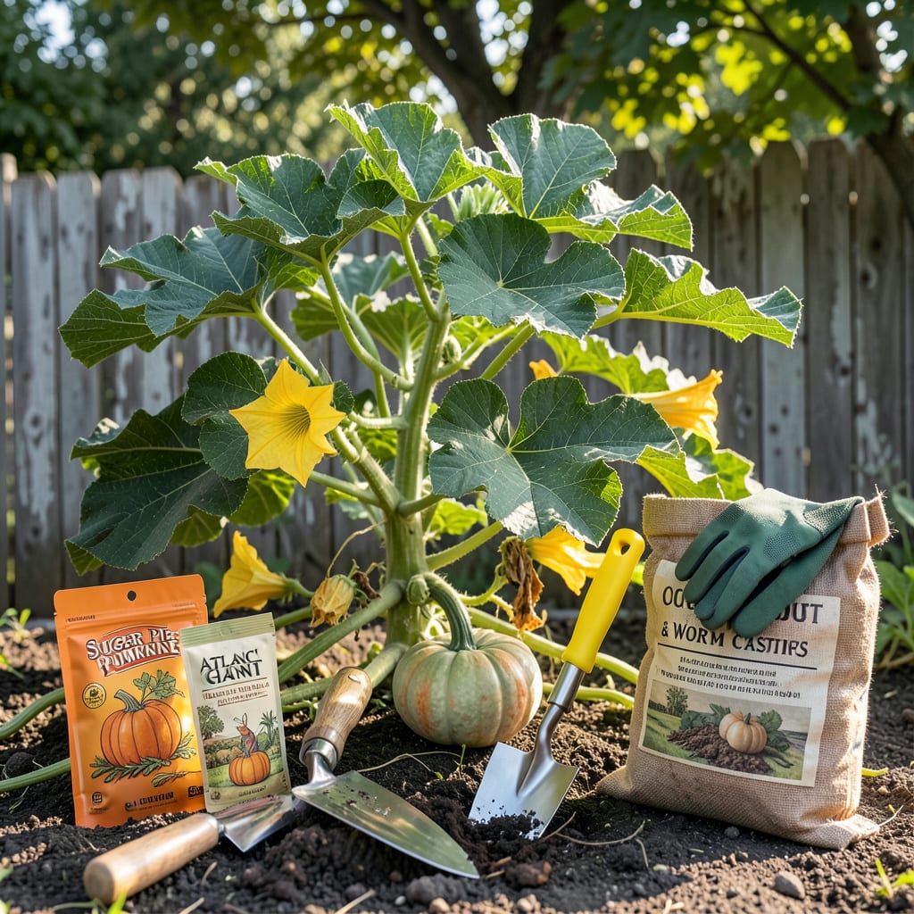 When Do You Plant Pumpkins in NC: Piedmont vs Coastal Timing for Giant Gourds illustration with key details