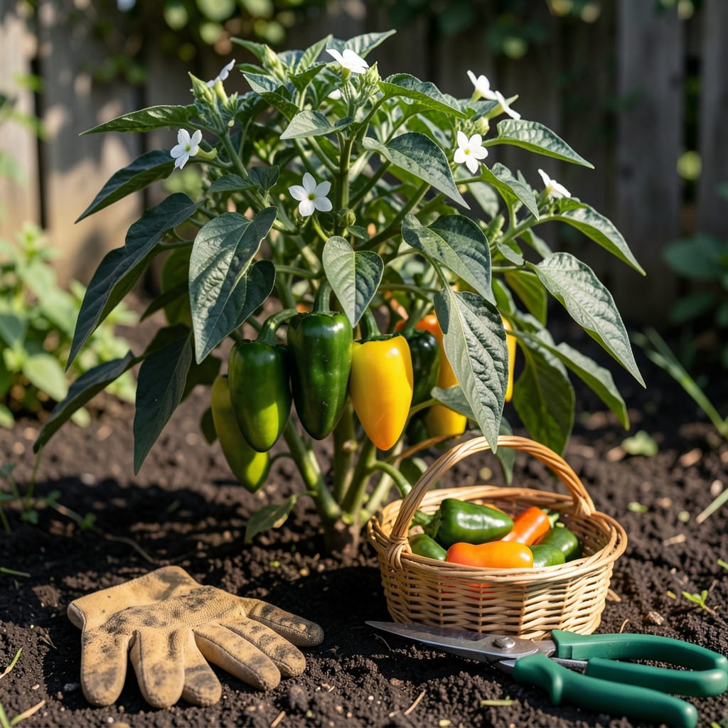 When Is a Banana Pepper Ready to Pick: Perfect Harvest Timing Guide example with annotations