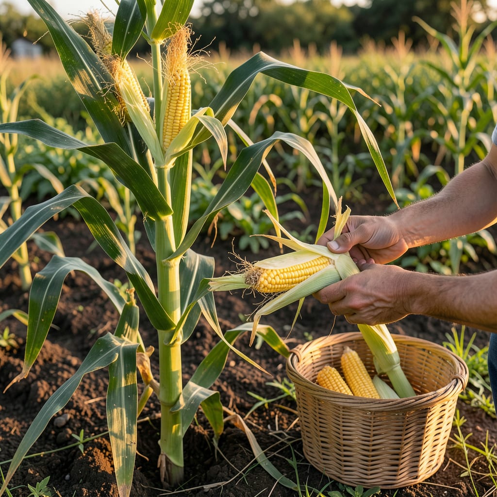 Comprehensive when is corn on cob ready to pick visual reference