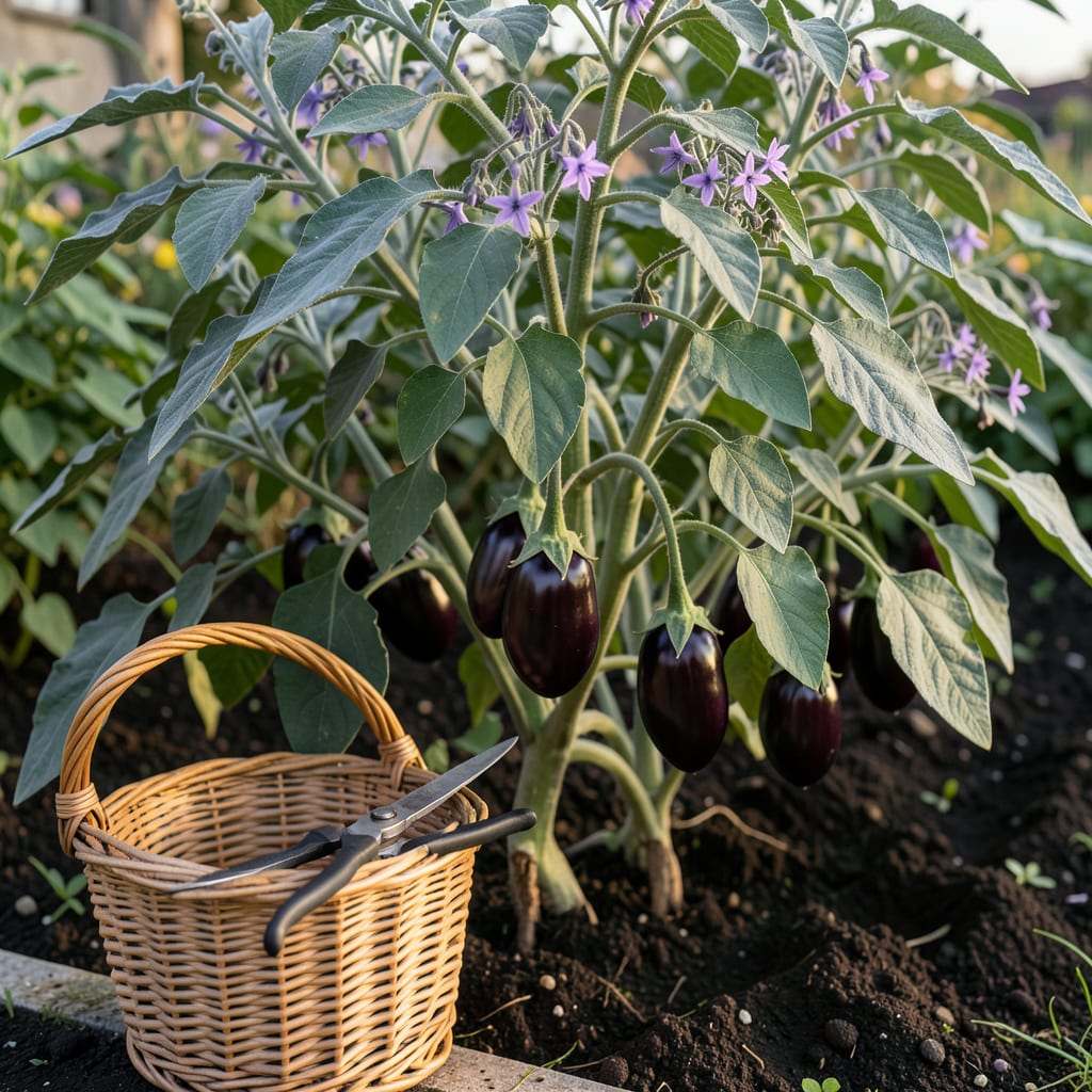 When Is Eggplant Ready to Be Picked: Glossy Skin and Firm Texture Signs detailed visual guide
