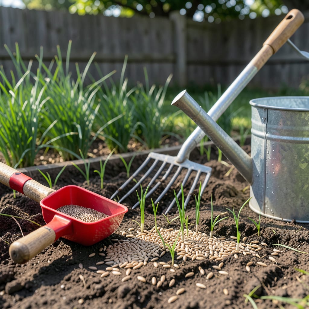 When Is It Too Late to Plant Grass Seed in North Carolina: Seasonal Deadlines Explained example with annotations