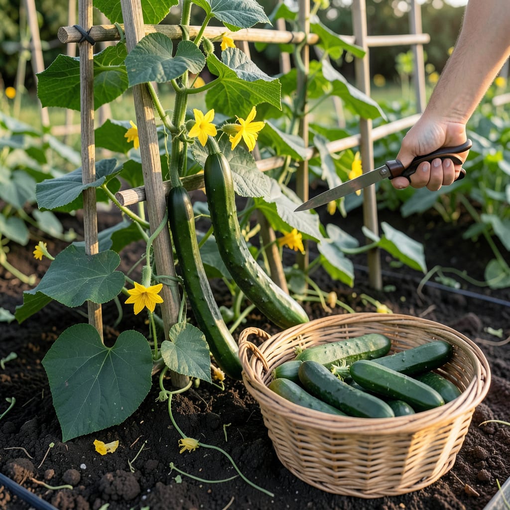 When Is My Cucumber Ready to Pick: Field Tested Size and Color Clues detailed visual guide