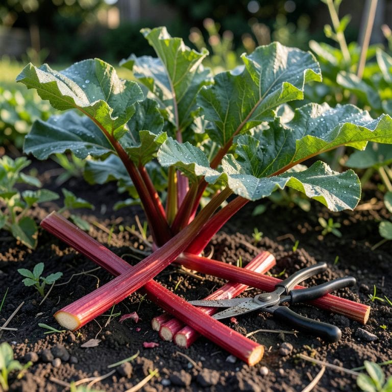 When Is Rhubarb Ripe to Pick: Stem Color and Size Signals