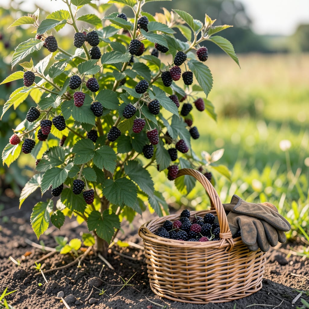 When Is the Best Time to Pick Blackberries: Sweetness Signs to Watch For illustration with key details