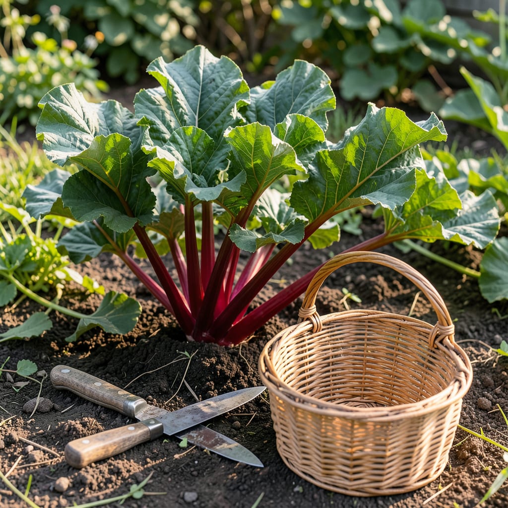 When Should Rhubarb Be Picked: Ideal Season and Stem Length Guide detailed visual guide