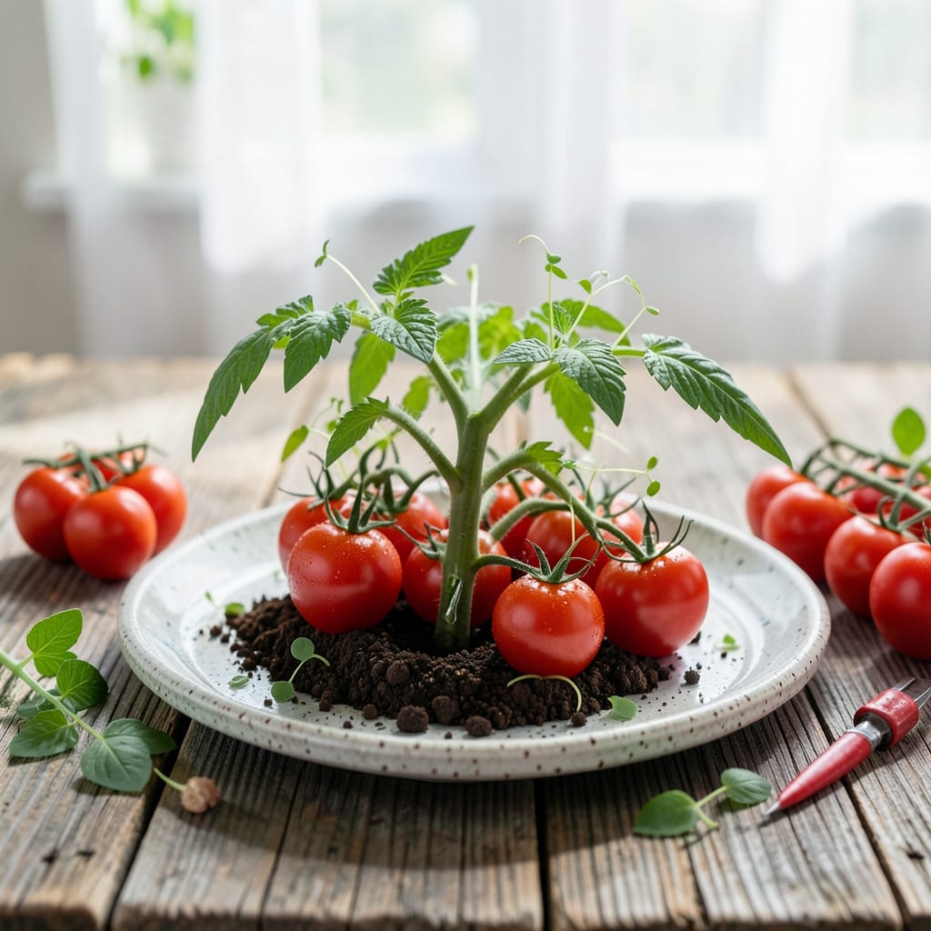 When Should You Fertilize Tomato Plants: Expert Timing Tips for Maximum Yield example with annotations