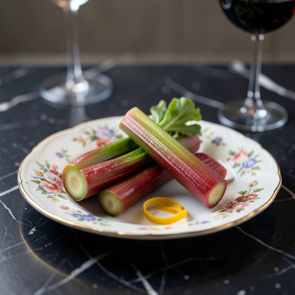 When to Fertilize Rhubarb: Expert Tips for Healthier Plants example with annotations