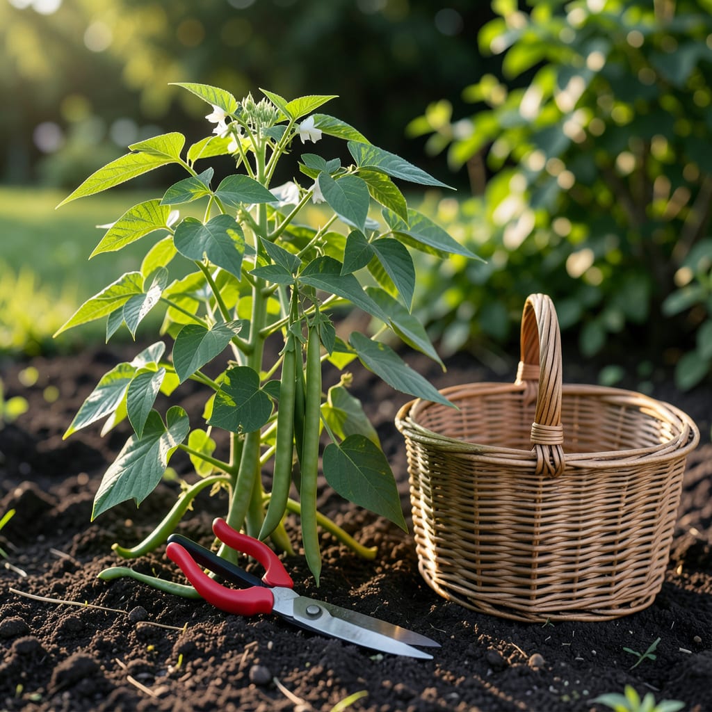 When to Harvest Bush Green Beans: Visual Cues for Peak Flavor illustration with key details