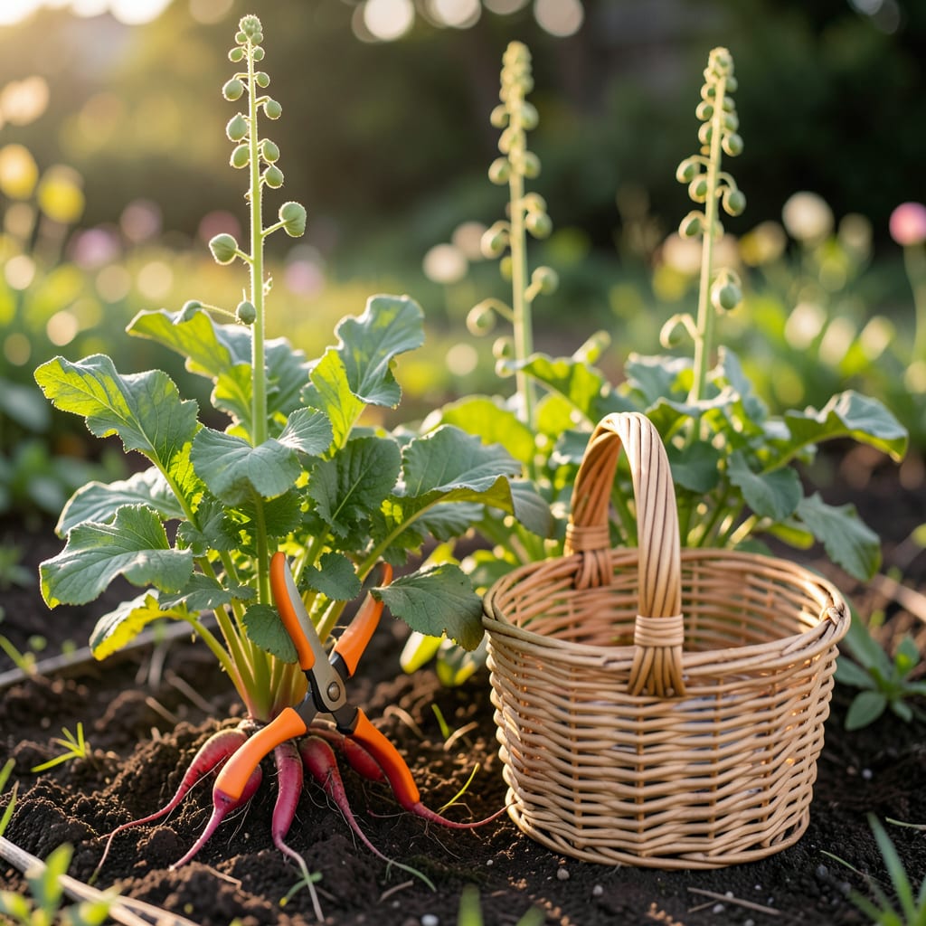 When to Harvest Radish Seed Pods: Visual Clues for Gardeners detailed visual guide