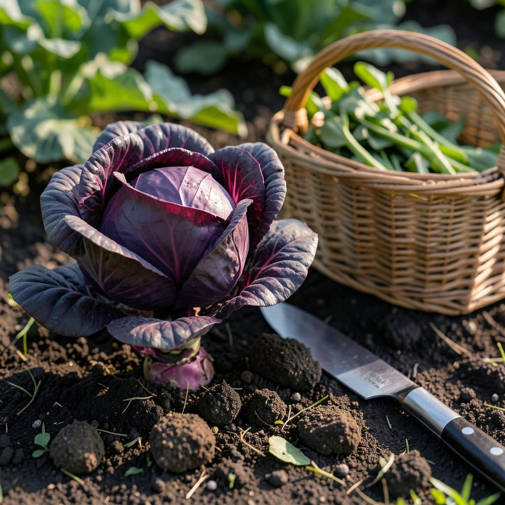 when to harvest red cabbage detailed visual guide