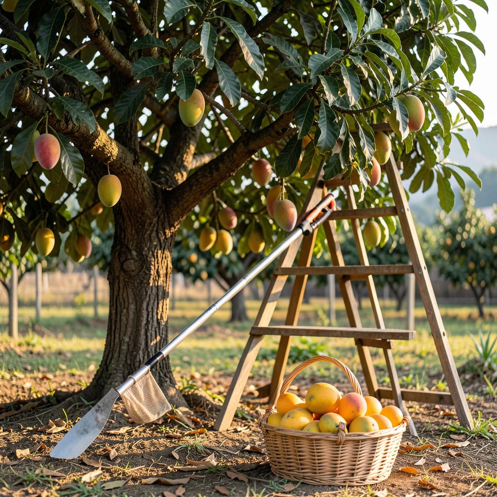 Comprehensive when to pick a mango visual reference