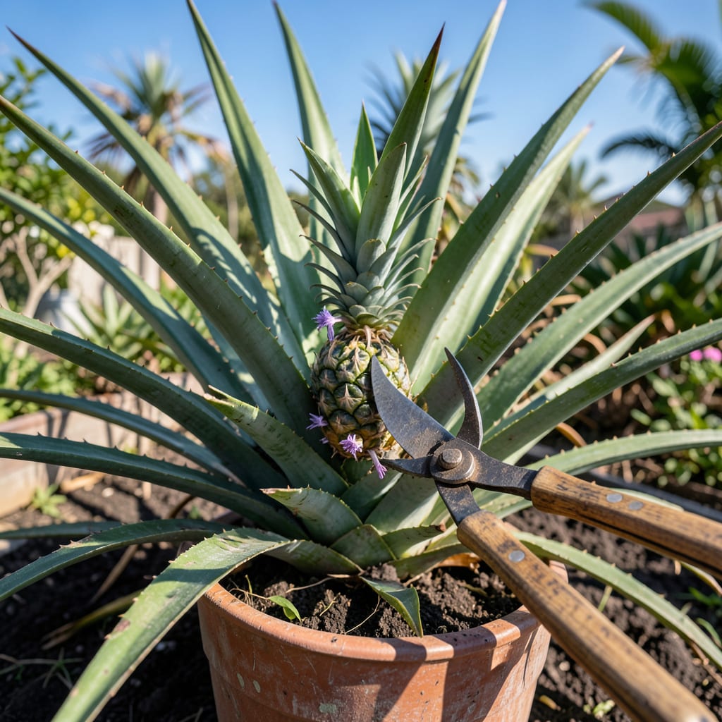 Comprehensive when to pick a pineapple visual reference