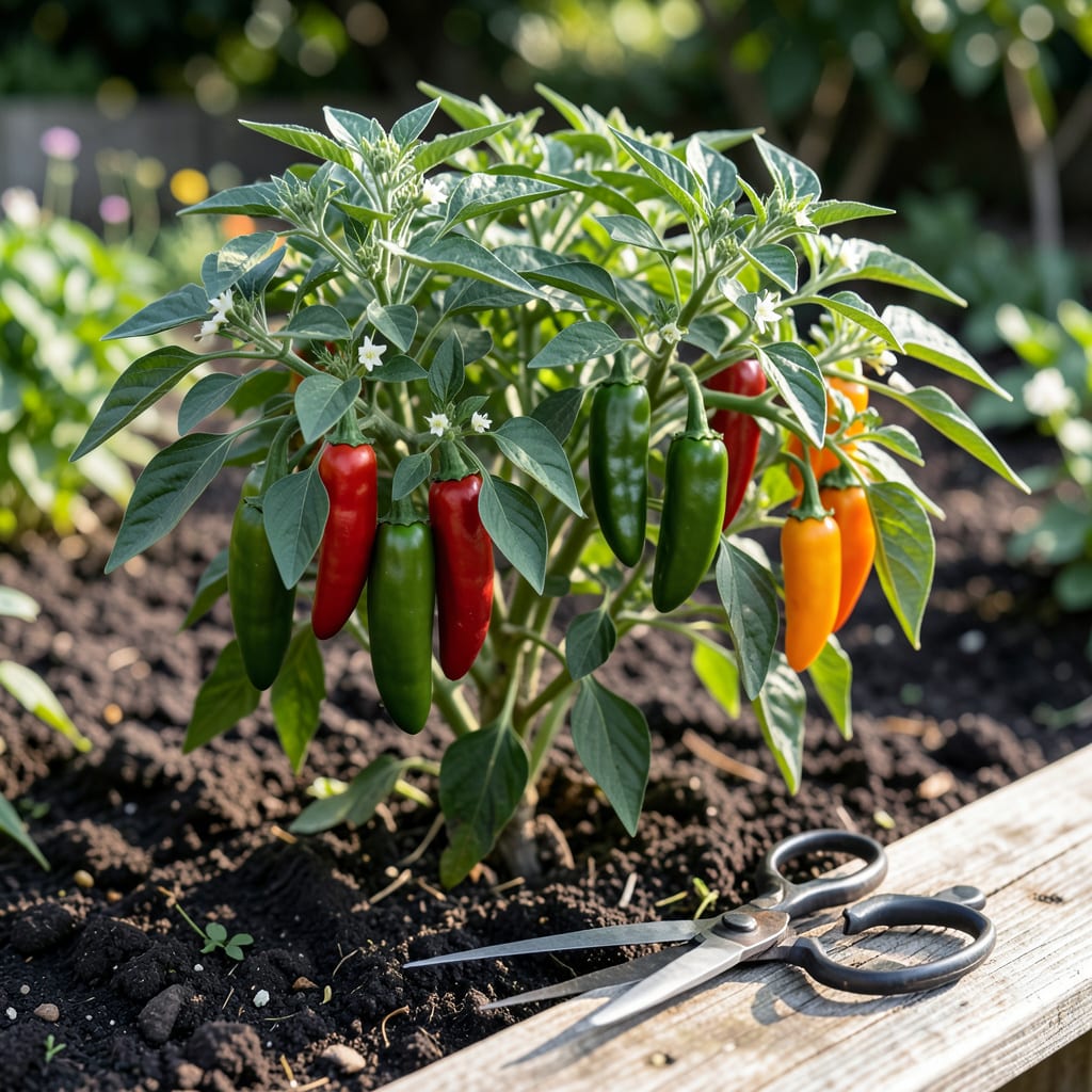 When to Pick a Serrano Pepper: Harvest at Full Maturity illustration with key details