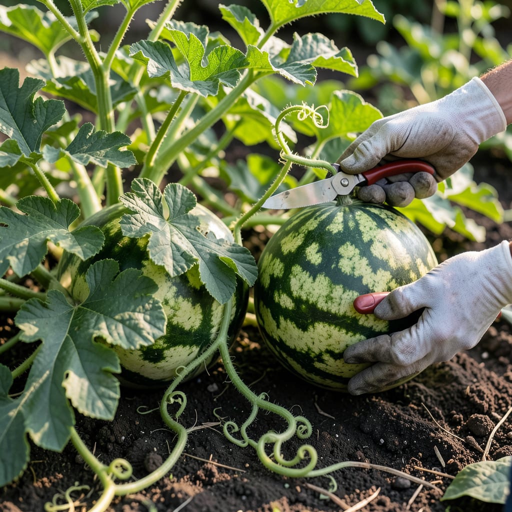 When to Pick a Watermelon Off the Vine: Surefire Signs of Ripeness detailed visual guide