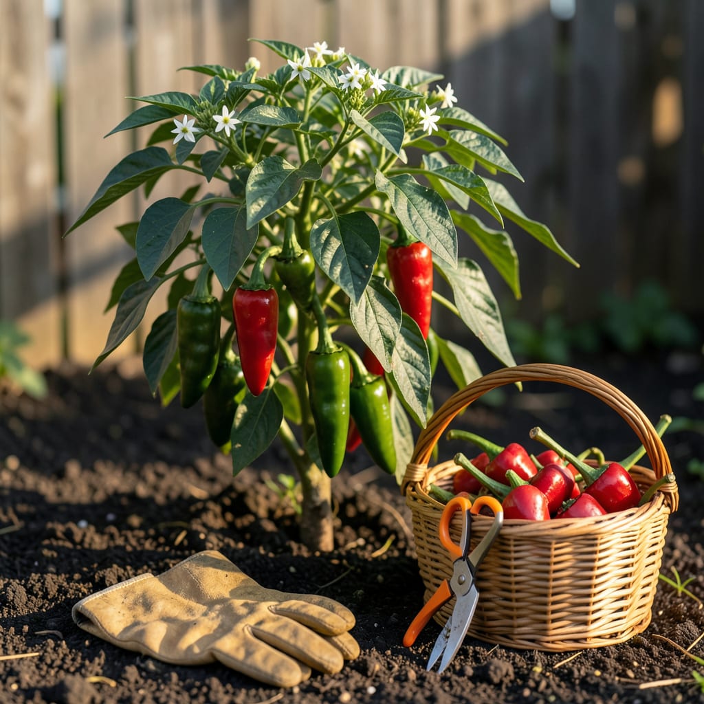When to Pick Anaheim Peppers: Perfect Harvest Timing Guide example with annotations