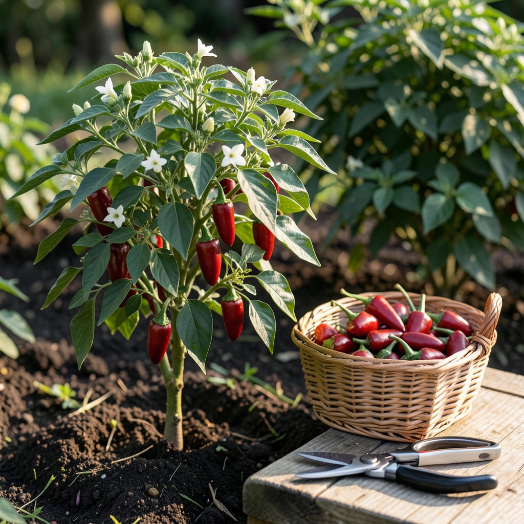 When to Pick Ancho Peppers: Exact Color and Texture Clues illustration with key details