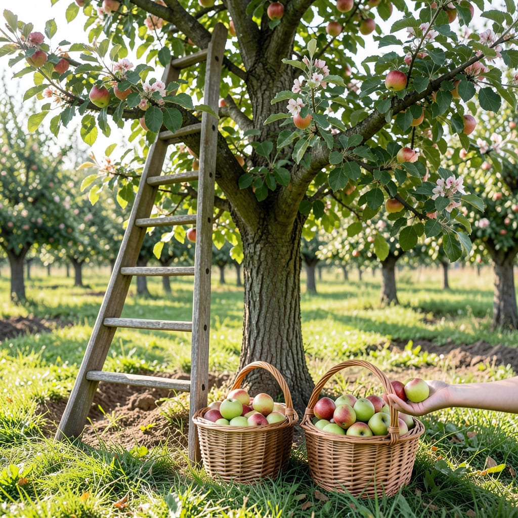 Visual representation of when to pick apples in michigan