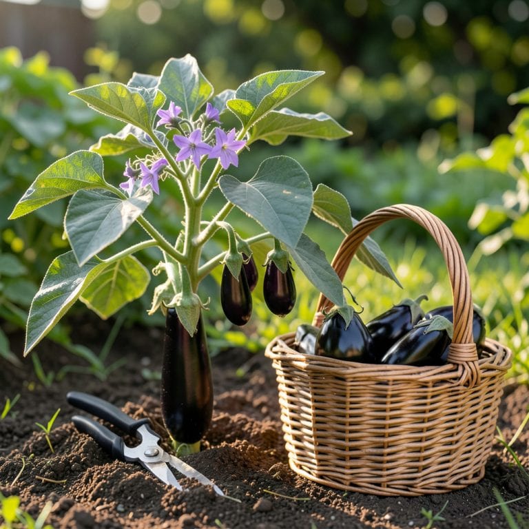 When to Pick Black Beauty Eggplant: Glossy Skin and Firm Texture Indicators