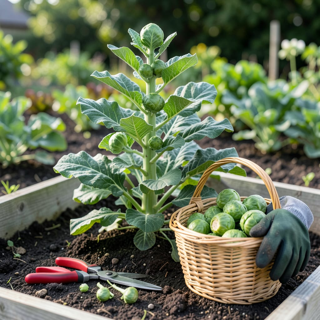 Visual representation of When to Pick Brussel Sprouts: Harvest for Perfect Flavor and Texture