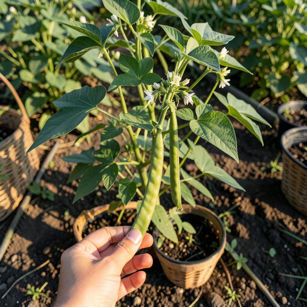 Visual representation of When to Pick Bush Beans: Maturity Signs for Peak Harvest