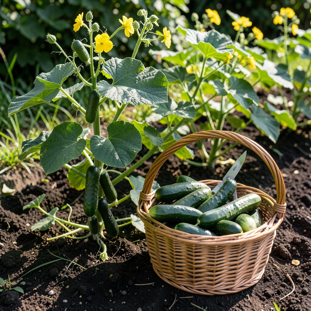 when to pick bush cucumbers detailed visual guide
