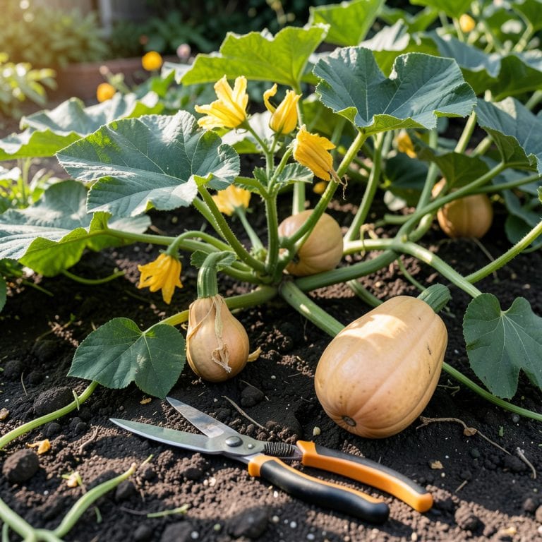 When to Pick Butternut Squash From the Vine: Vine Drying and Skin Color Tests