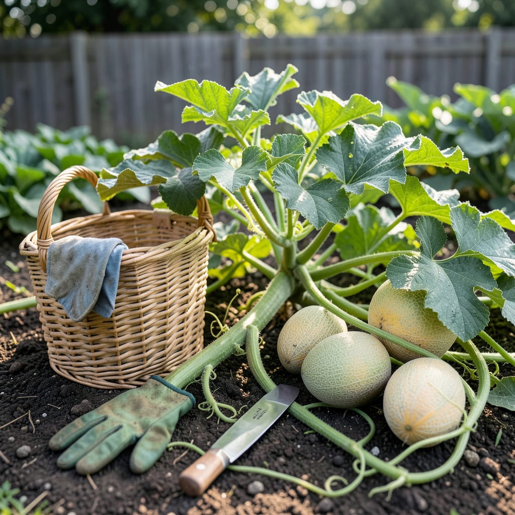 Comprehensive When to Pick Cantaloupe From Your Garden: Perfect Ripeness Signs visual reference