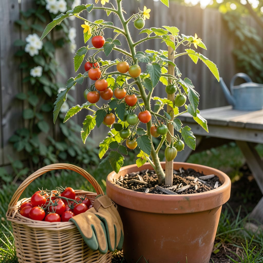 When to Pick Cherry Tomatoes: Perfect Ripeness in 3 Simple Signs illustration with key details