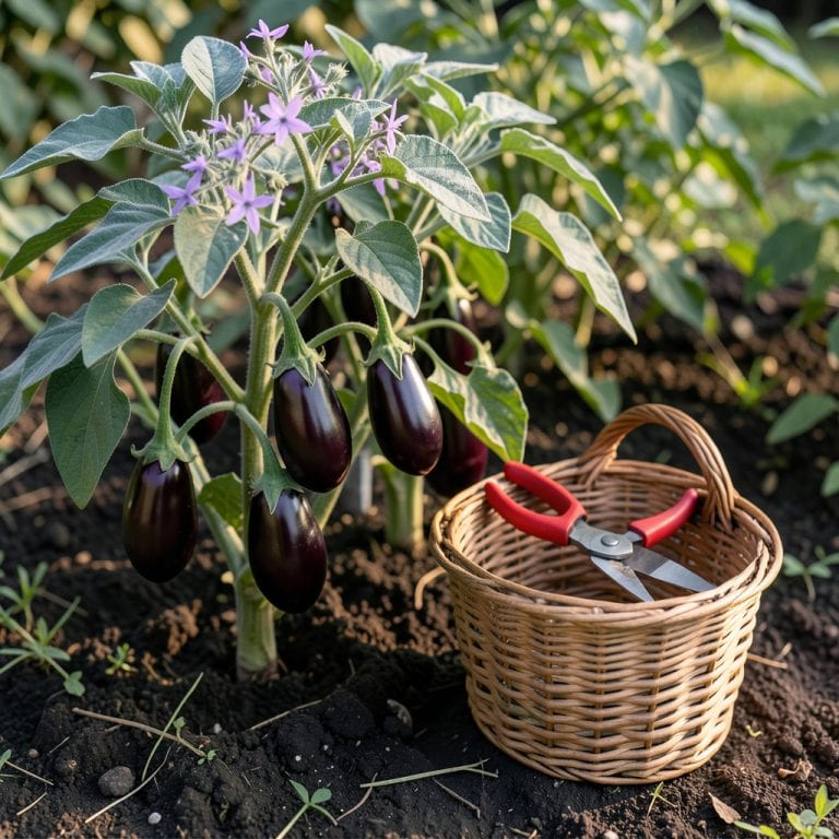 When to Pick Eggplant Off the Vine: Firm Shine and Mature Size Check