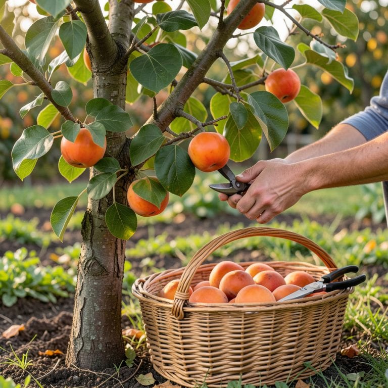 When to Pick Fuyu Persimmons: Color Change and Stem Clues
