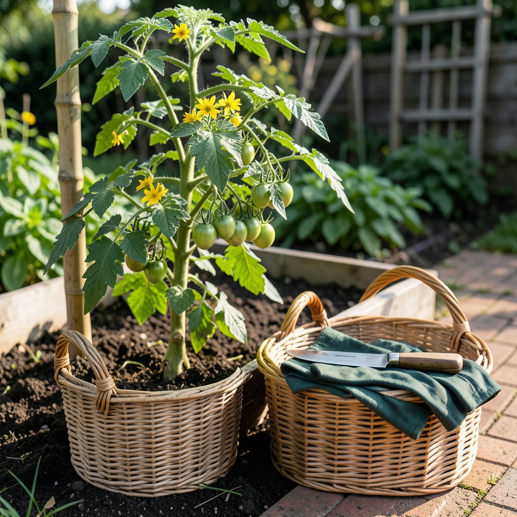 When to Pick Green Tomatoes for Frying: Perfect Timing Guide example with annotations