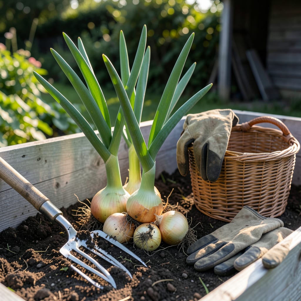 Visual representation of When to Pick Onions: Perfect Harvest Timing for Gardeners