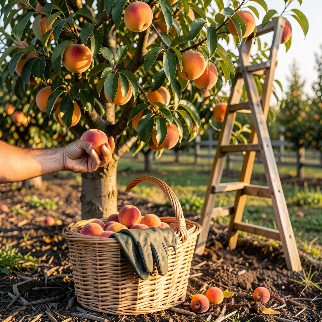 Comprehensive when to pick peaches off the tree visual reference