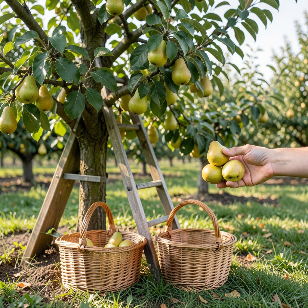 when to pick pears from tree detailed visual guide