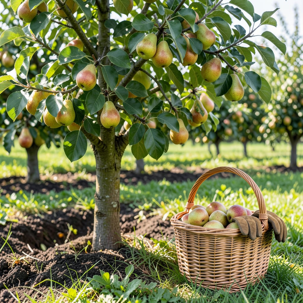 When to Pick Pears in Texas: Local Harvest Windows and Ripeness Signs illustration with key details