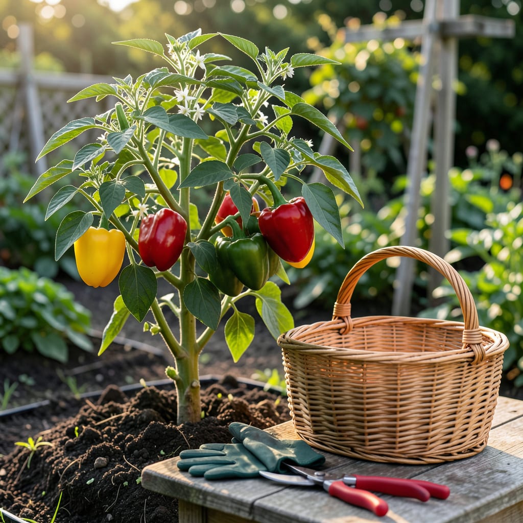 When to Pick Peppers: Perfect Timing for Maximum Flavor and Yield example with annotations