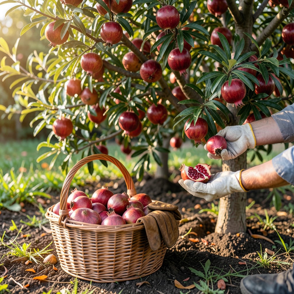 Comprehensive When to Pick Pomegranates from the Tree: Ripeness Signs and Timing Tips visual reference