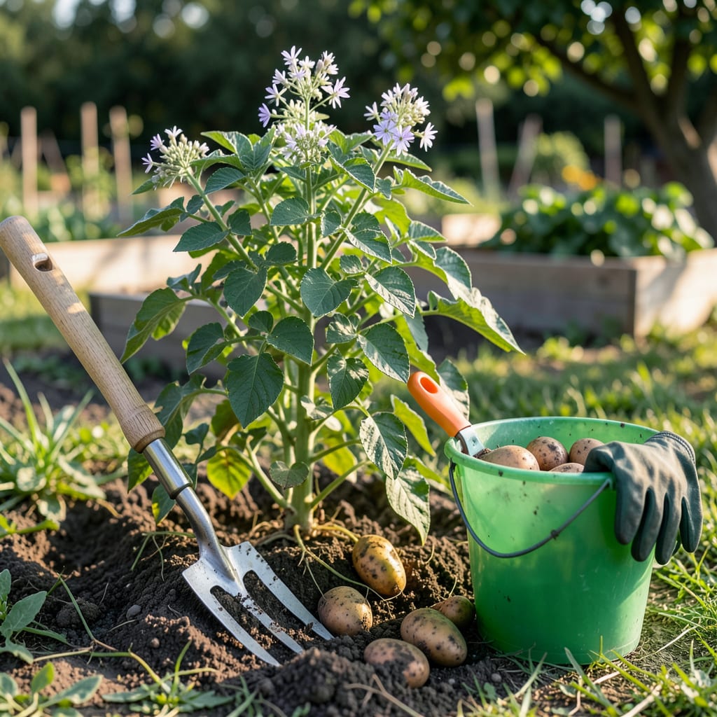 when to pick potatoes detailed visual guide